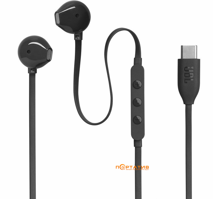 Навушники JBL Tune 305C USB-C Black (JBLT305CBLK)