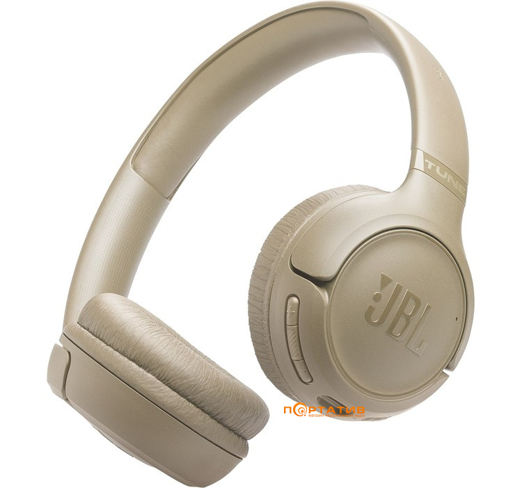 Наушники JBL T530BT Beige (JBLT530BTBEGEU)
