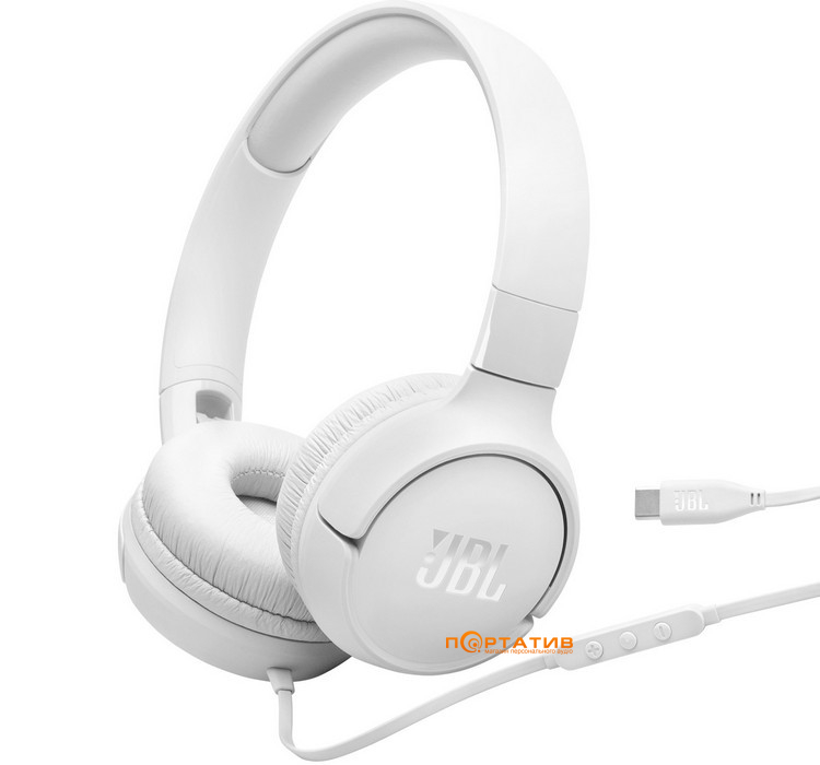 Наушники JBL Tune 520C USB-C White (JBLT520CWHT)