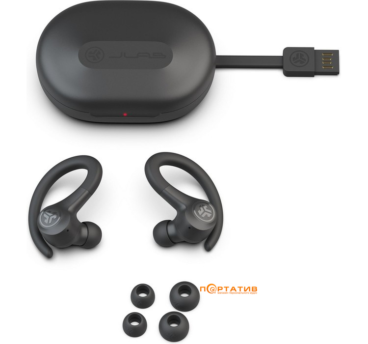 Наушники Jlab GO Air Sport Black (IEUEBGAIRSPRTRBLK124)