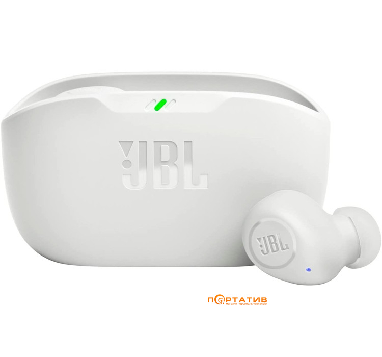 Навушники JBL Wave Buds TWS White (JBLWBUDSWHT)