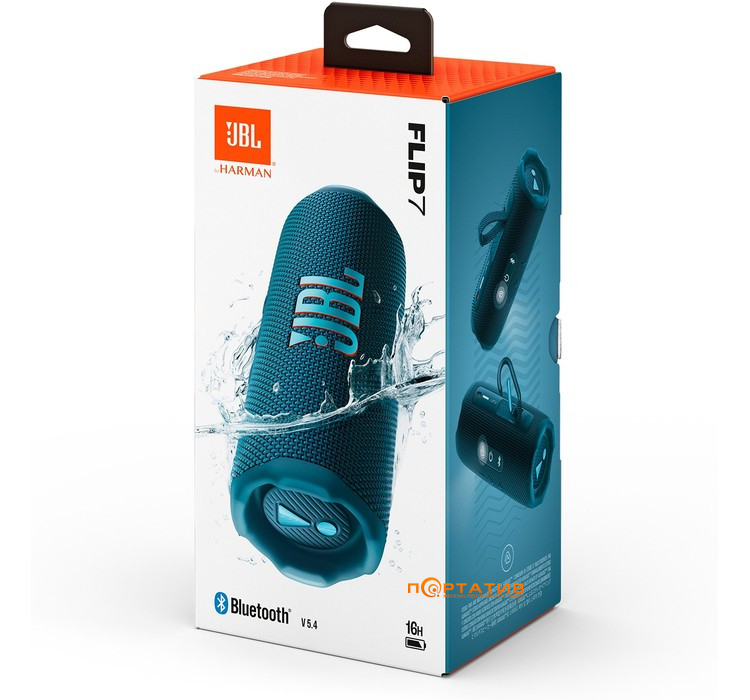 Акустика JBL Flip 7 Blue (JBLFLIP7BLU)