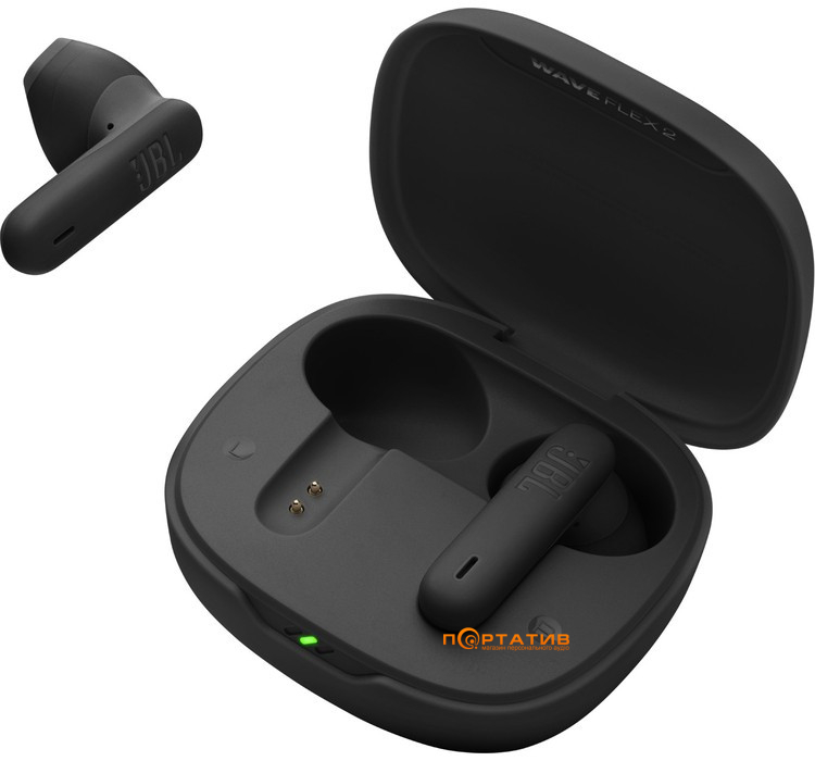 Наушники JBL Wave Flex 2 Black (JBLWFLEX2BLK)