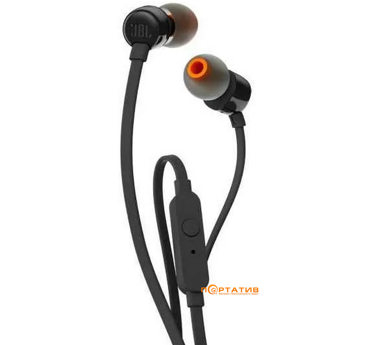 Наушники JBL T110 Black (JBLT110BLKE)