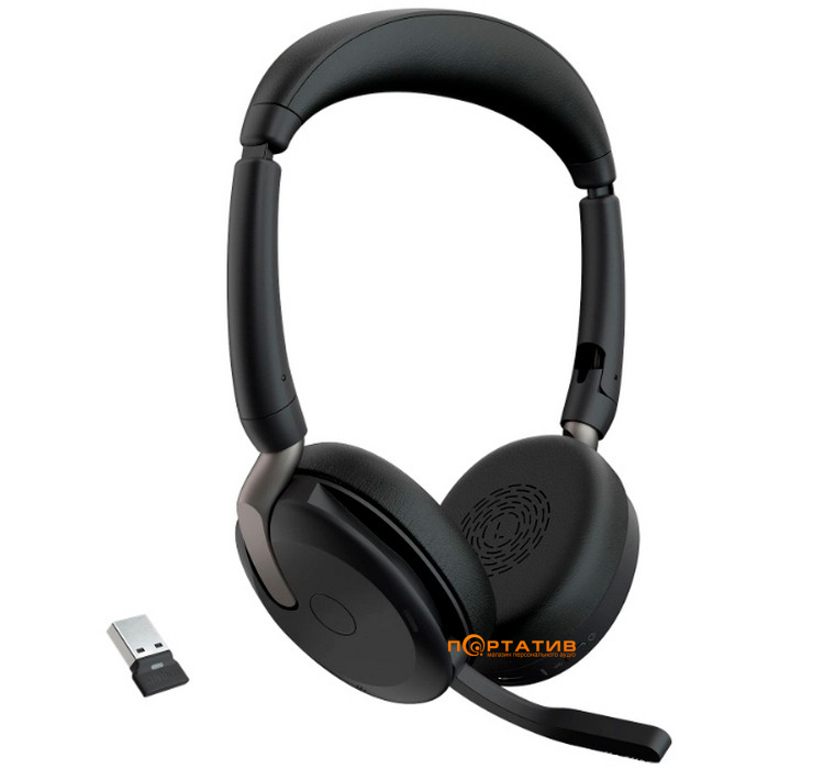 Гарнітура Jabra Evolve2 65 USB-A MS Stereo FLEX WLC (26699-999-999)