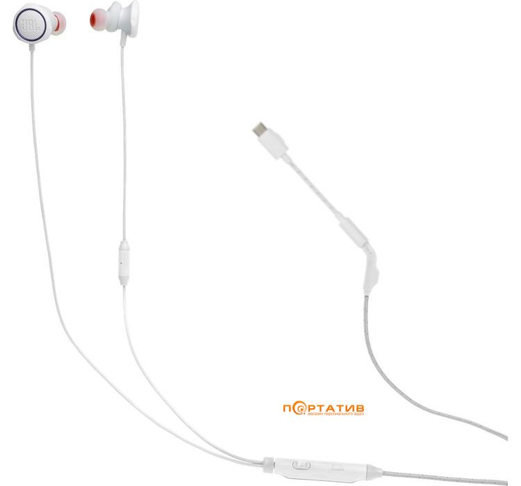 Игровая гарнитура JBL Quantum 50С White (JBLQTUM50CWHT)