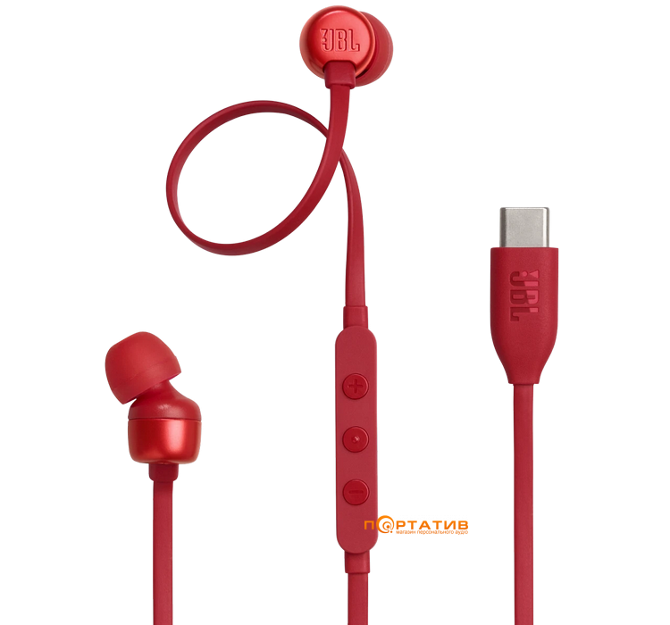JBL Tune 310C USB-C Red