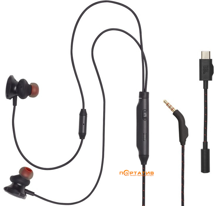 Игровая гарнитура JBL Quantum 50С Black (JBLQTUM50CBLK)