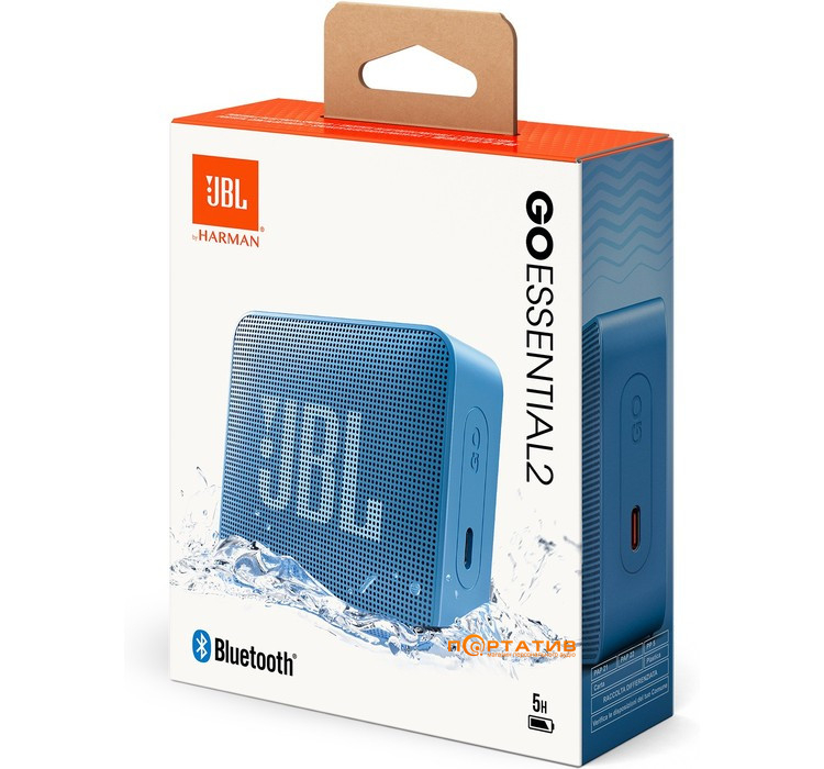 Акустика JBL GO Essential 2 Blue (JBLGOES2BLUEU)