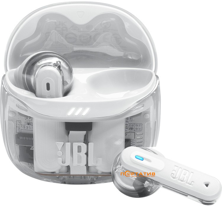 Наушники JBL Tune Flex 2 Ghost White (JBLTFLEX2GWHT)