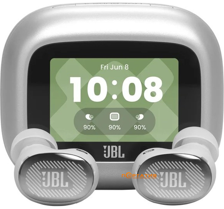 Навушники JBL Live Buds 4 Silver (JBLLIVEBUDS4SIL)