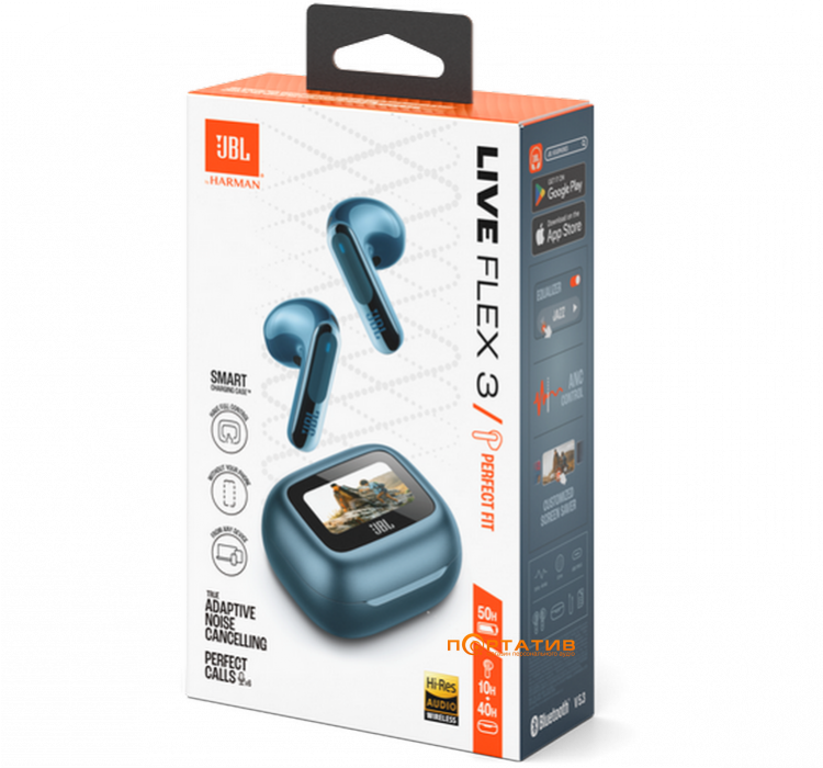 Наушники JBL Live Flex 3 Blue (JBLLIVEFLEX3BLU)