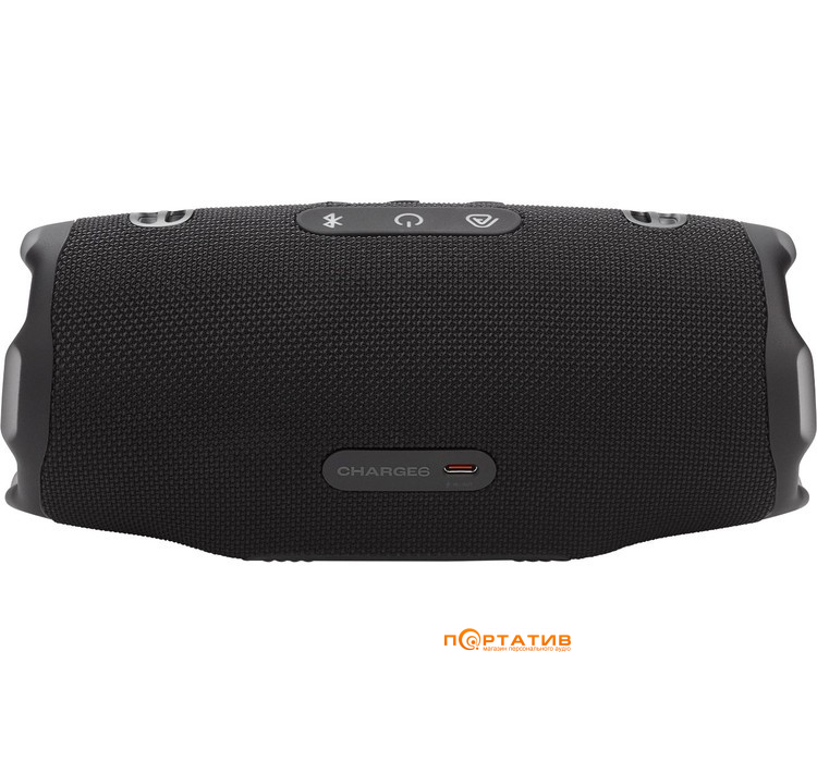 Акустика JBL Charge 6 Black (JBLCHARGE6BLK)