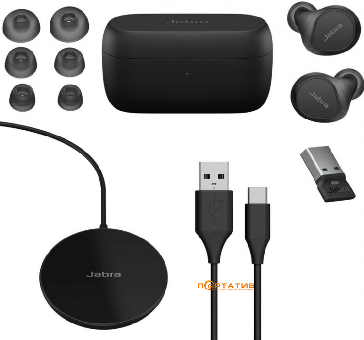 Jabra Evolve2 Buds Wireless charge (20797-999–989)