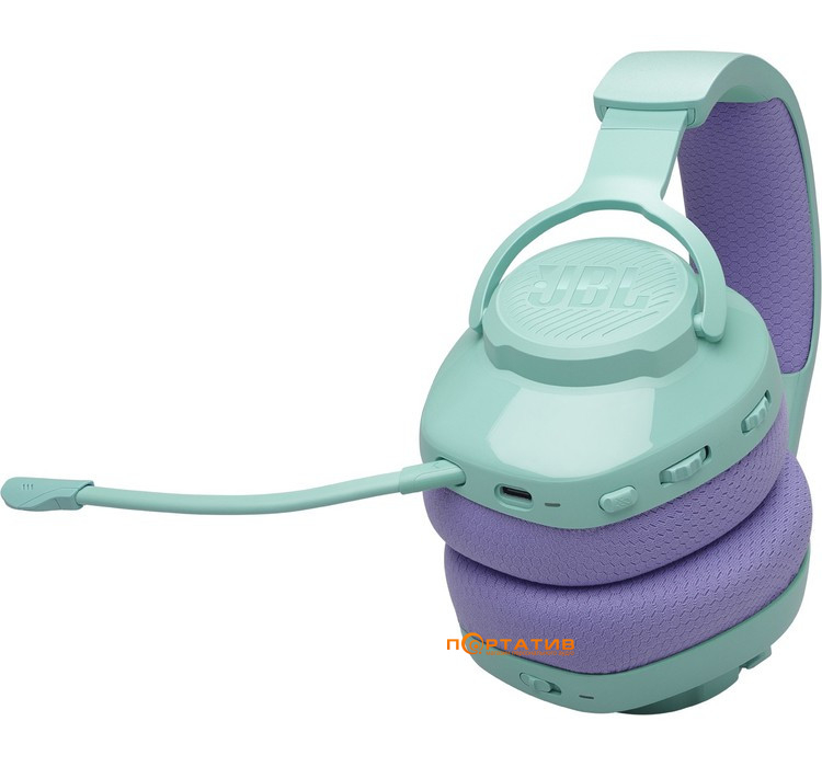 Ігрова гарнітура JBL Quantum 360 Wireless Cyan (JBLQTUM360CYN)