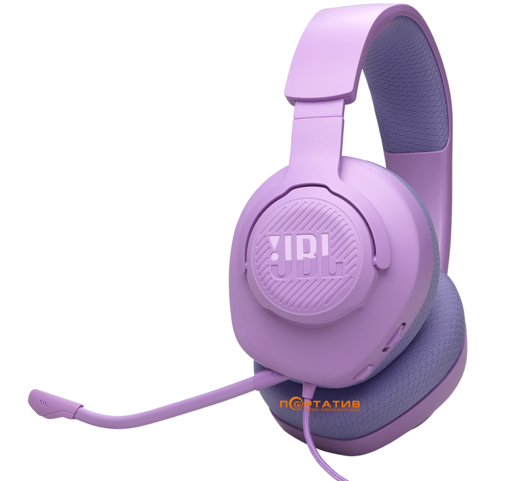 Ігрова гарнітура JBL Quantum 100M2 Purple (JBLQTUM100M2PUR)