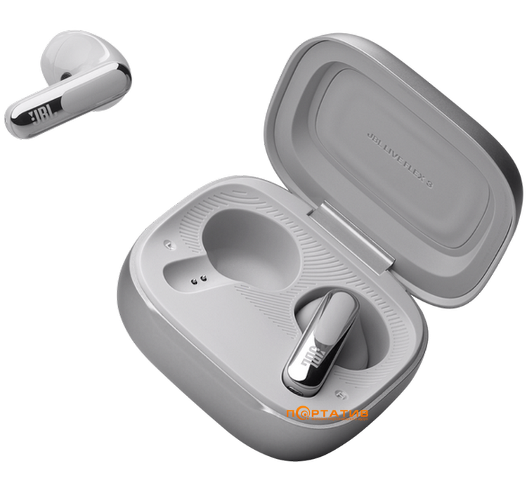 Наушники JBL Live Flex 3 Silver (JBLLIVEFLEX3SIL)