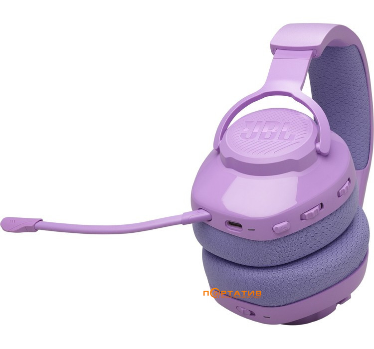 Ігрова гарнітура JBL Quantum 360 Wireless Purple (JBLQTUM360PUR)