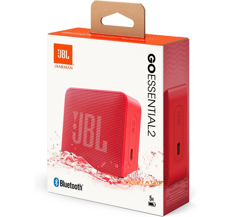 Акустика JBL GO Essential 2 Red (JBLGOES2REDEU)