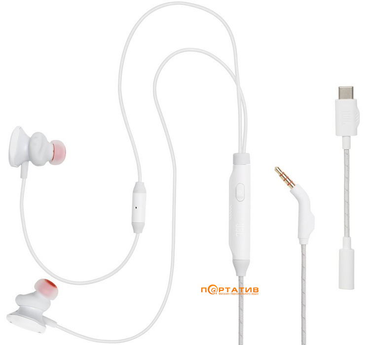 Игровая гарнитура JBL Quantum 50С White (JBLQTUM50CWHT)