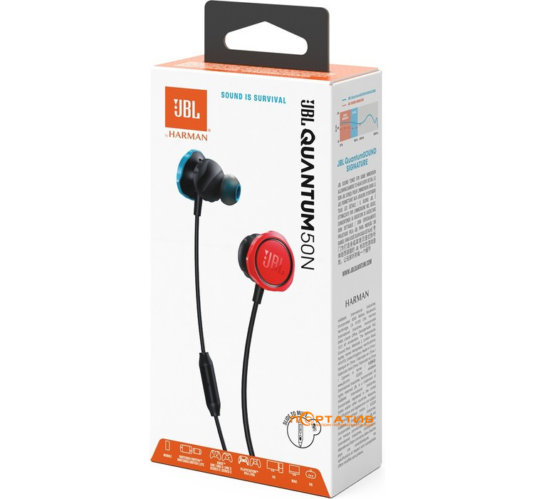 Игровая гарнитура JBL Quantum 50N (JBLQTUM50N)