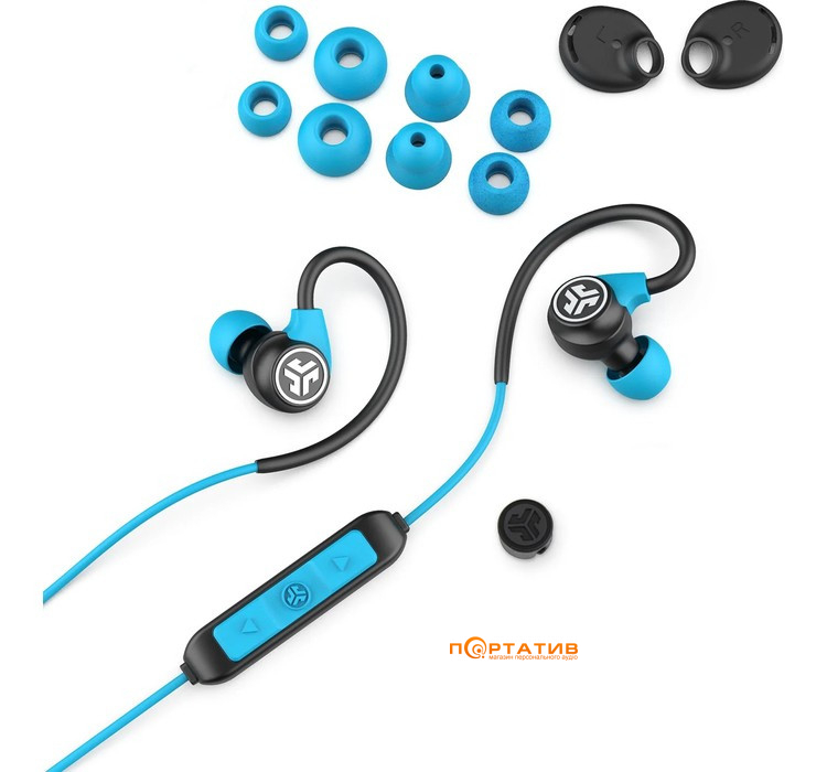 Наушники Jlab Fit Sport 3 Wireless Blue (IEUEBFITSPORTRBLU123)