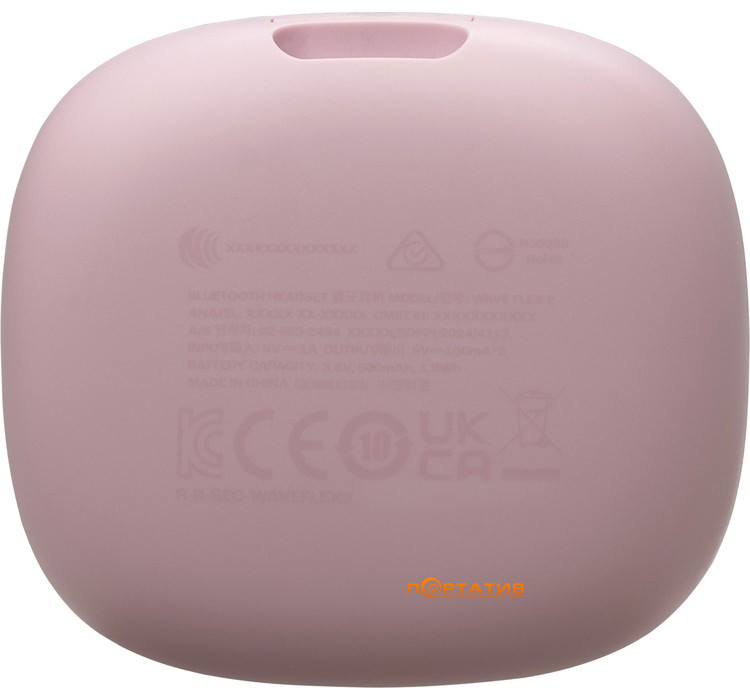 Наушники JBL Wave Flex 2 Pink (JBLWFLEX2PIK)