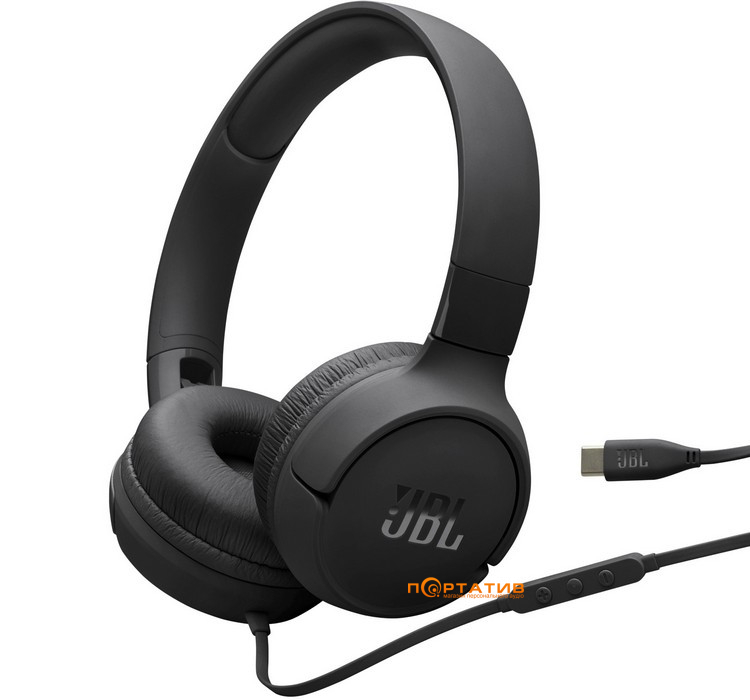 Навушники JBL Tune 520C USB-C Black (JBLT520CBLK)