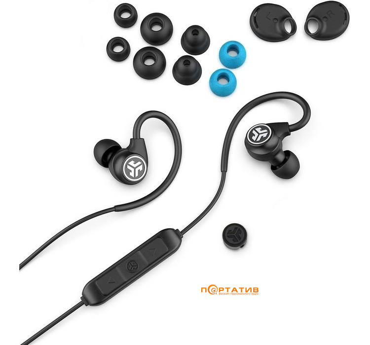 Наушники Jlab Fit Sport 3 Wireless Black (IEUEBFITSPORTRBLK123)