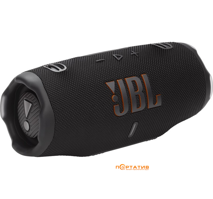 Акустика JBL Charge 6 Black (JBLCHARGE6BLK)