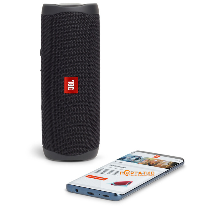 Акустика JBL Flip 5 Black (JBLFLIP5BLKEU)