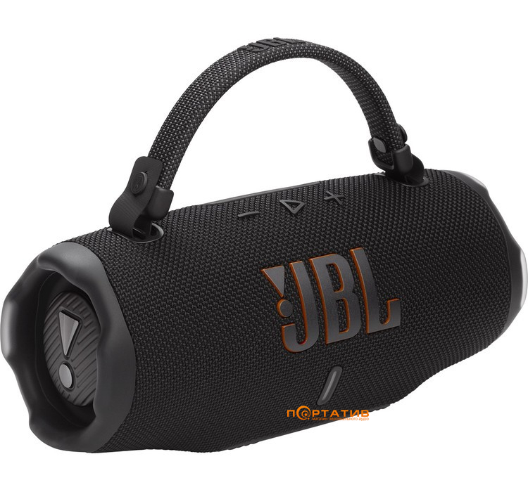 Акустика JBL Charge 6 Black (JBLCHARGE6BLK)