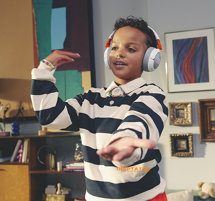 Детские наушники JBL JR470NC White (JBLJR470NCWHT)