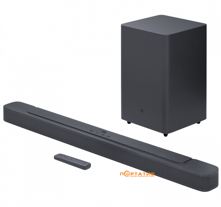 Саундбар JBL Bar 2.1 Deep Bass MK2 Black (JBLBAR21DBM2BLKEP)