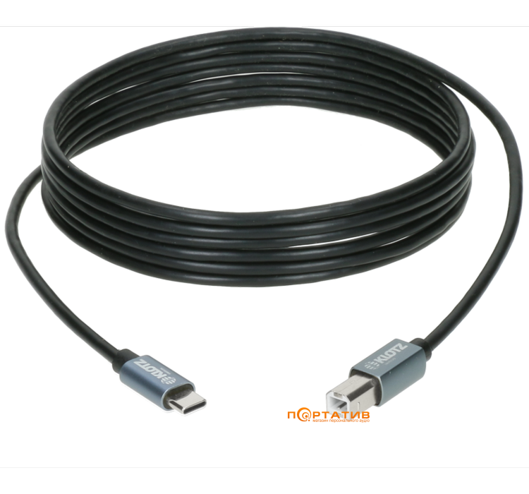 Кабель Klotz USB 2.0 Cable Plug C - Plug B 2m
