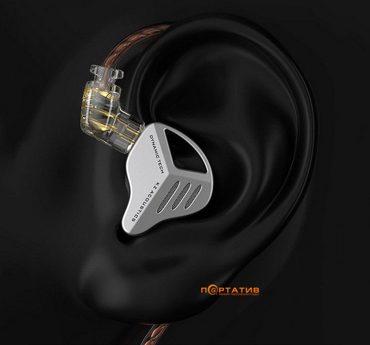 Навушники KZ Audio ZVX Silver