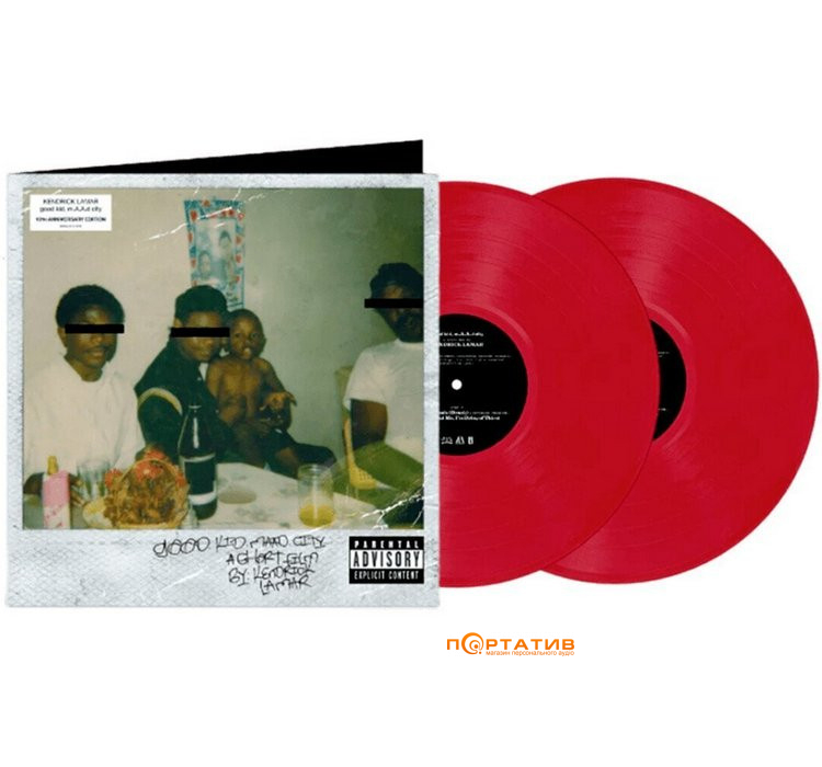 Вінілова платівка Kendrick Lamar - Good Kid, m.A.A.d City (10th Anniversary Edition, Red Vinyl)  [2LP]