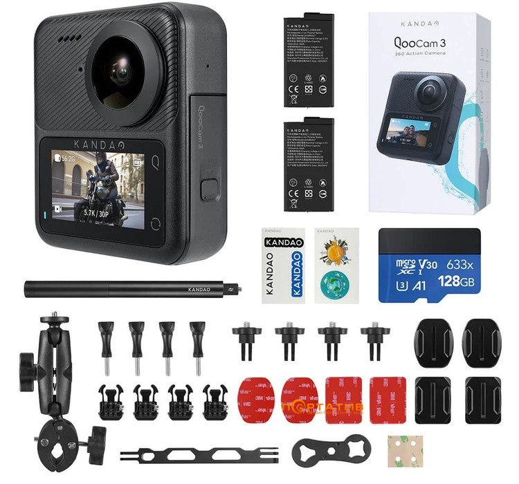Екшн-камера KanDao QooCam 3 Motorcycle Combo (Q23G-03)