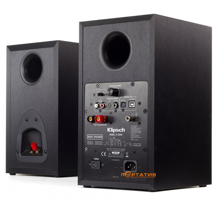 Акустика Klipsch R-15PM Black