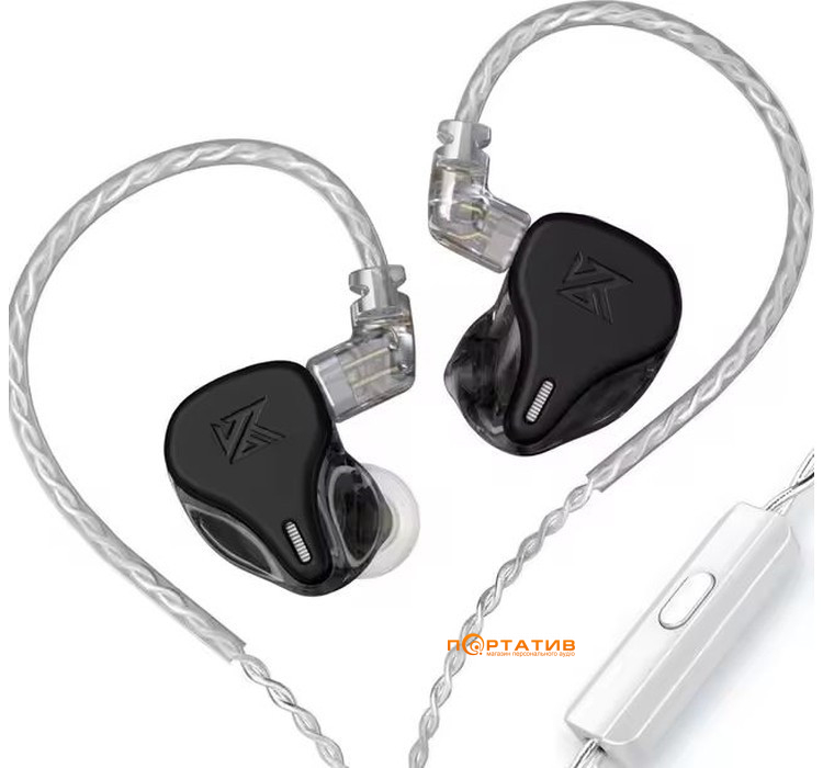 Наушники KZ Audio DQ6 Mic Black