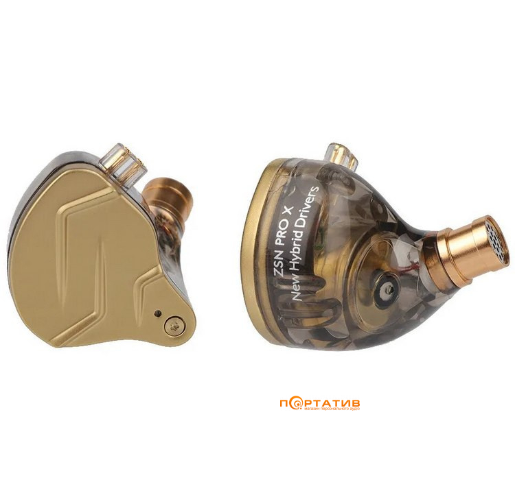 Наушники KZ Audio ZSN Pro X Mic Gold