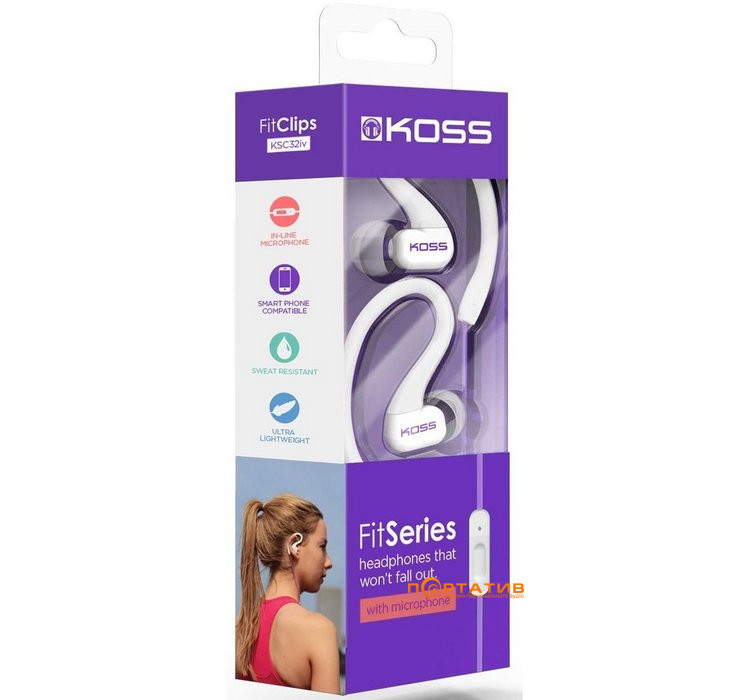 Наушники KOSS KSC32i Violet