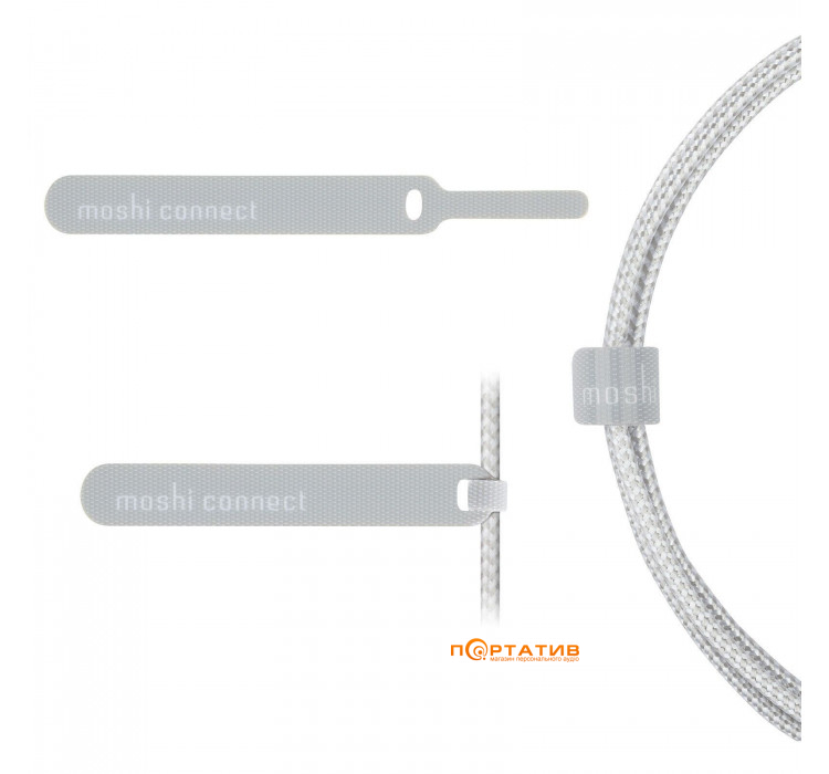 Moshi Integra™ Cable USB-C to Lightning Jet Silver (1.2 m) (99MO084105)