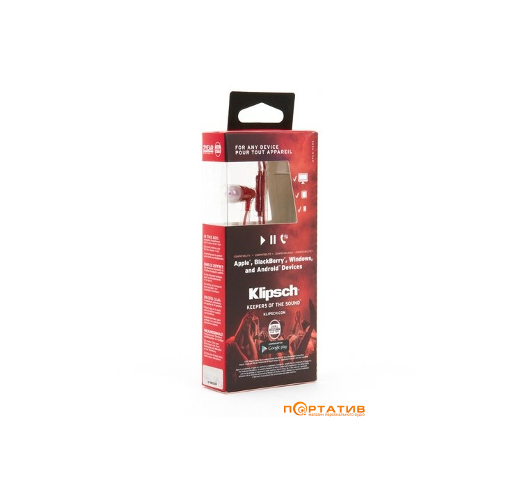 Навушники Klipsch Image S3m Red