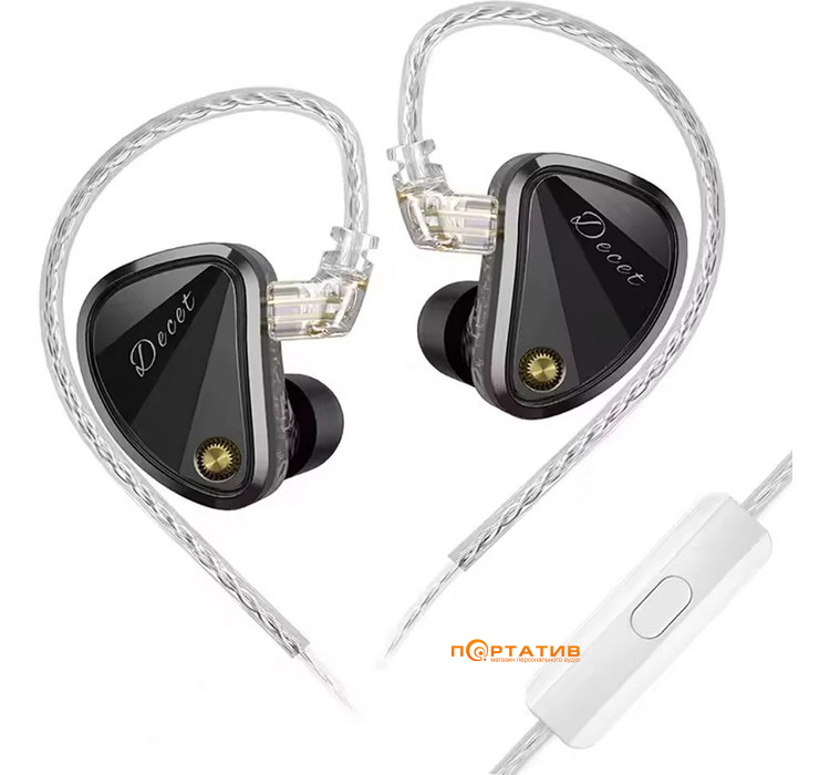 Наушники KZ Audio Decet without switch with Built-in Sound card with MIC