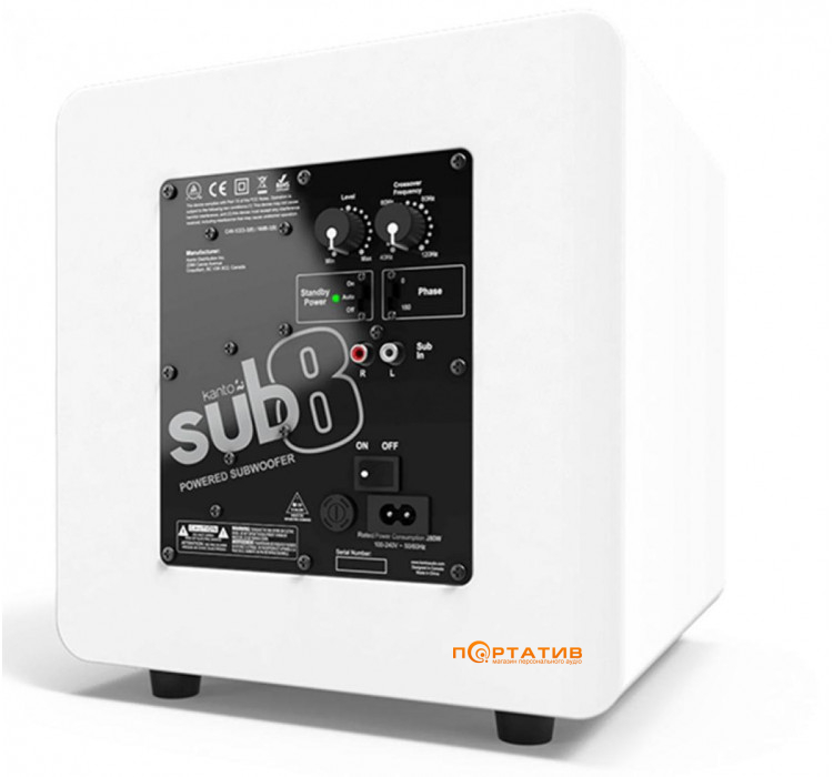 Сабвуфер Kanto SUB8 White