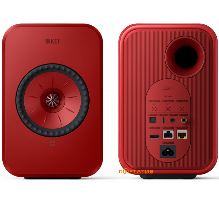 Акустична система KEF LSX Wireless II Lava Red