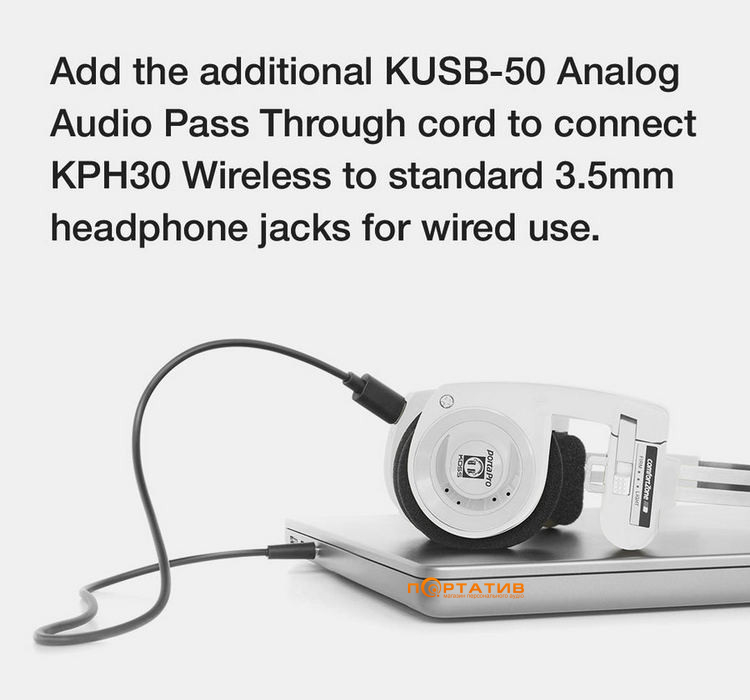 Навушники KOSS Porta Pro Wireless Arctic White