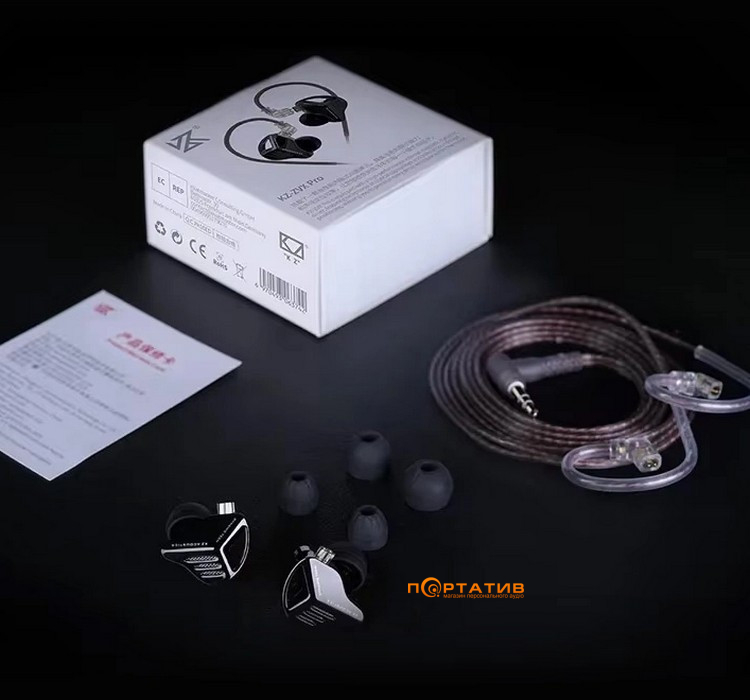 Навушники KZ Audio ZVX Pro Black