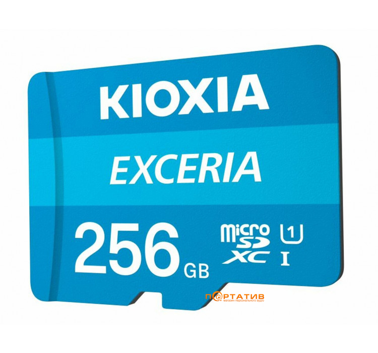 Kioxia microSDXC Card 256GB Exceria Class 10 UHS U1 (LMEX1L256GG2)